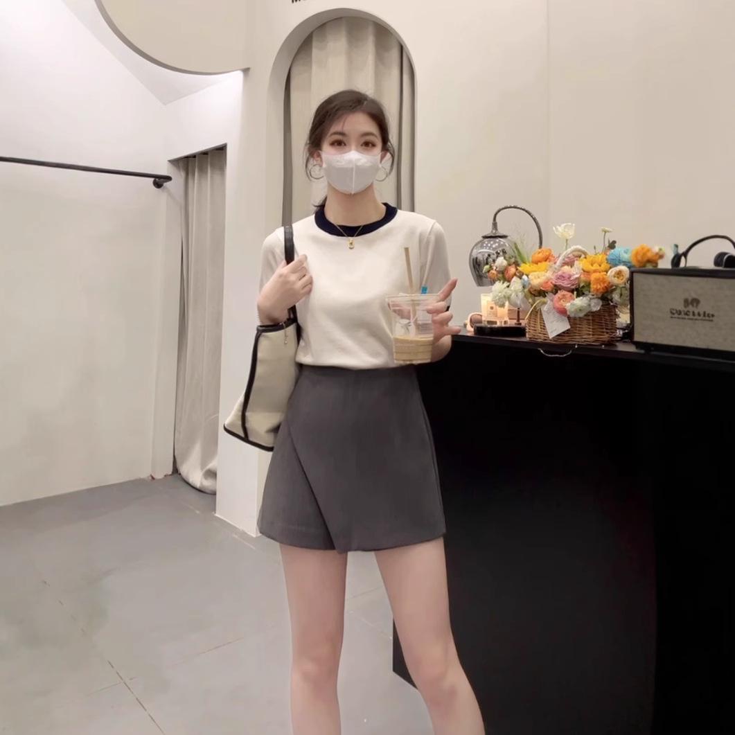 

Women s 2024 Autumn High Waist Casual A-Line Bodycon Skirt Pants 4XL