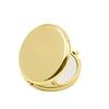 Portable Handheld Pocket Makeup Mirror Metal Stand-up Travel Compact Folding Double-Sided Small Mirror Double-Sided for Ladie