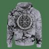 Men's Jacket Comfortable and Casual Long-sleeved Loose Top 3D Digital Tattoo Printed Sweatshirt