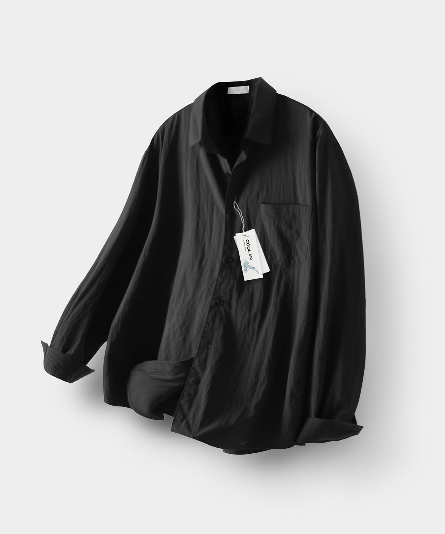 Mood Inside (Summer) Stone Ice Semi-Over Rn Shirt _Charcoal L