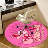 courageous dog, Chair mat Round Rug Office carpet, Non slip, Suitable for Living Rooms, Bedrooms decor.1205168a