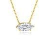 S925 Sterling Silver Moissanite Cross Pendant Clavicle Necklace for Women Luxury Sparkling Fine Jewelry Gift