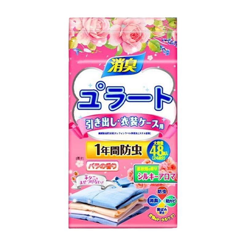 Ароматические саше для ящиков 48 шт. Ароматические пакеты для шкафа Саше Длительное действие Освежитель запаха для шкафа Свежие ароматы Пакеты-саше для