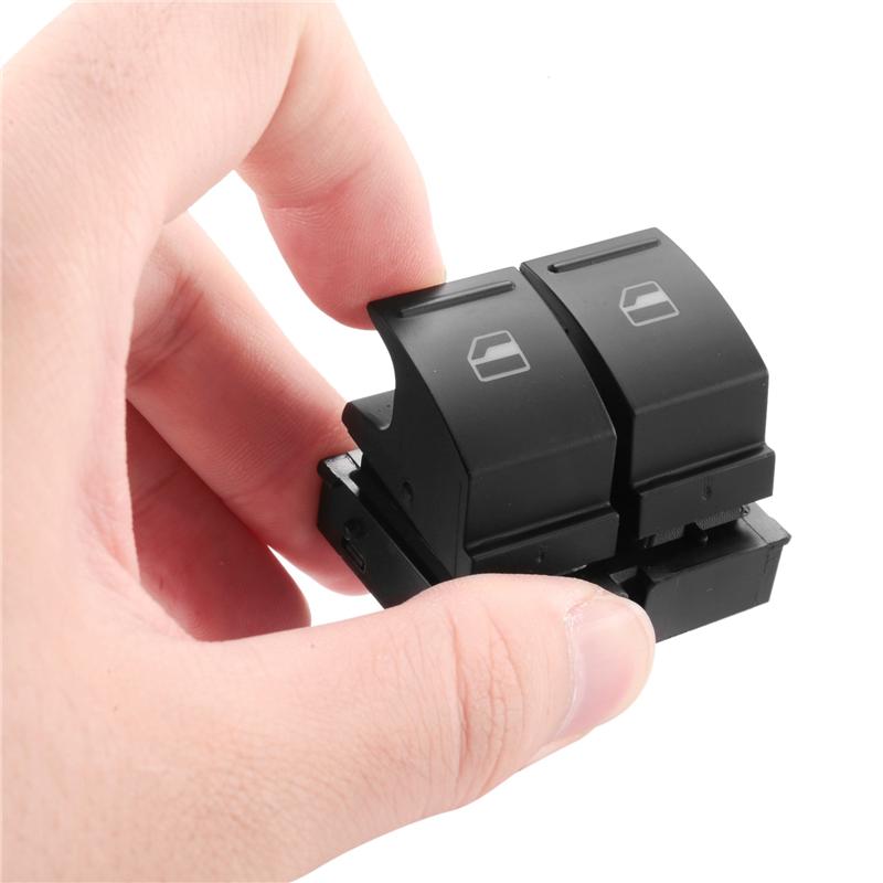 Precise Power Window Switch Power Window Lifter Switch Black For VW Caddy 2K Jetta EOS Golf MK5 Passat B6 Polo 1K3959857A 1K3959