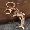 Little Dolphin Metal Keychain, Fashion Bag Hanger, Gift Keychain