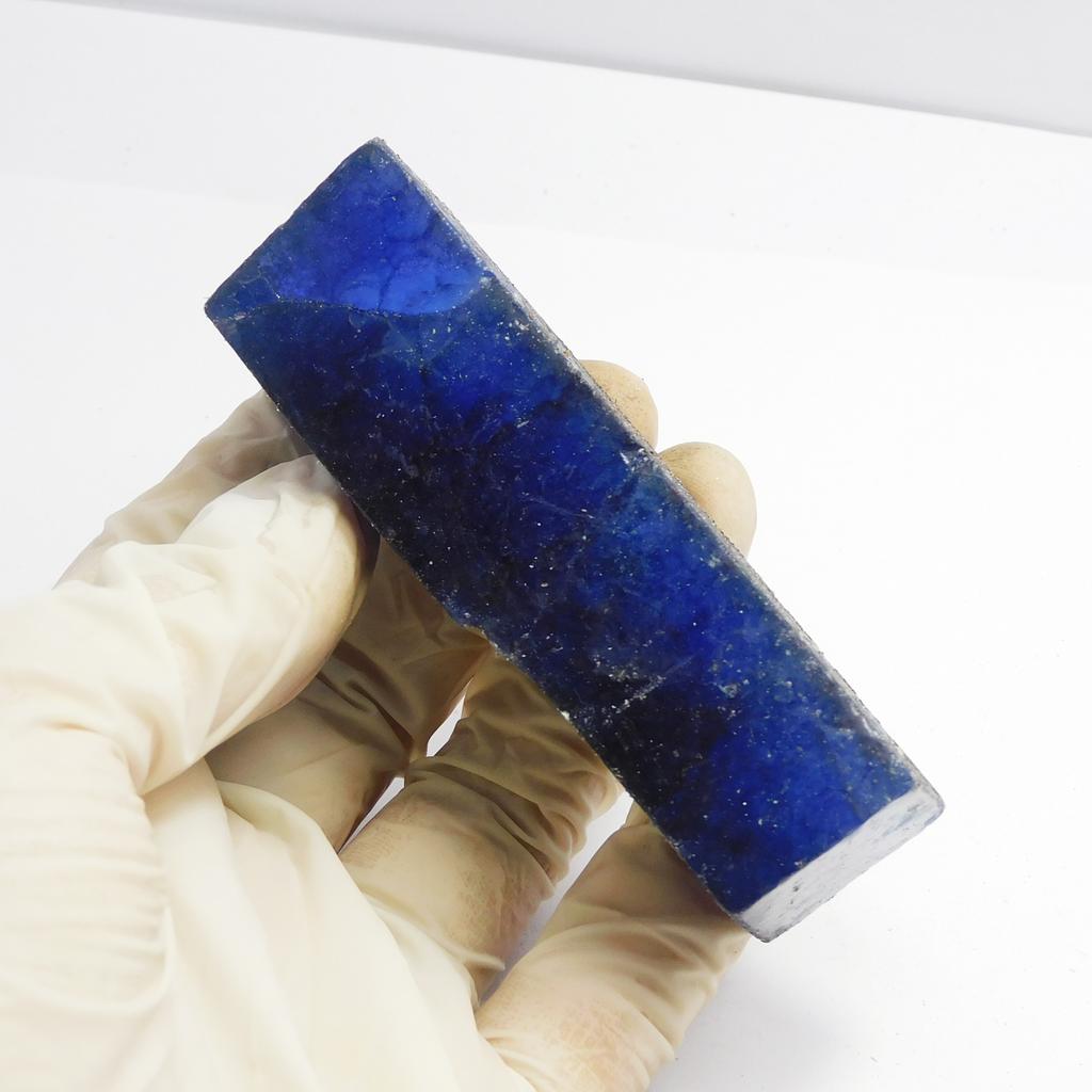450.00 Ct Blue Uncut Rough Natural Sapphire Huge Size CERTIFIED Loose Gemstone