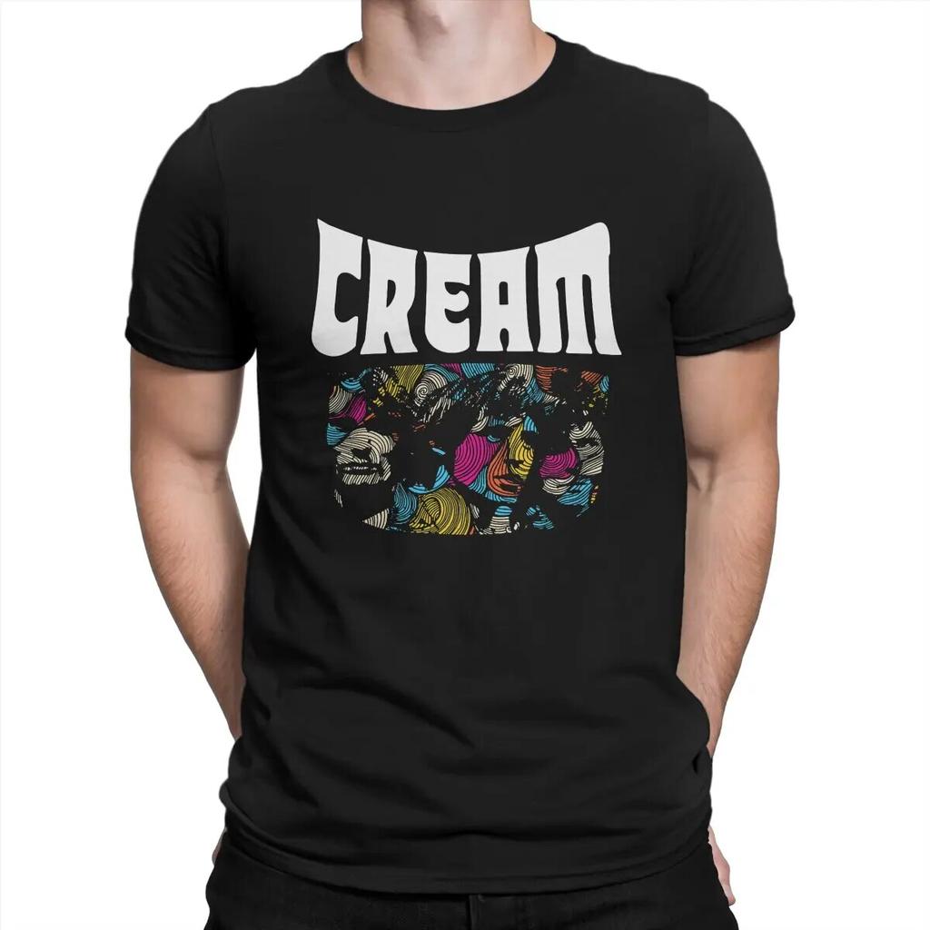 One Of The Earliest Super Rock Bands Unisex TShirt Cream O Neck Tops Fabric T Shirt Humor Top Quality Gift Idea