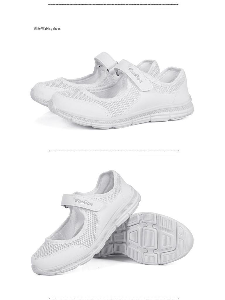 2025 Mesh Flats for Middle-Aged & Elderly Women - Dance & Walk In Comfort (Size 35-42)