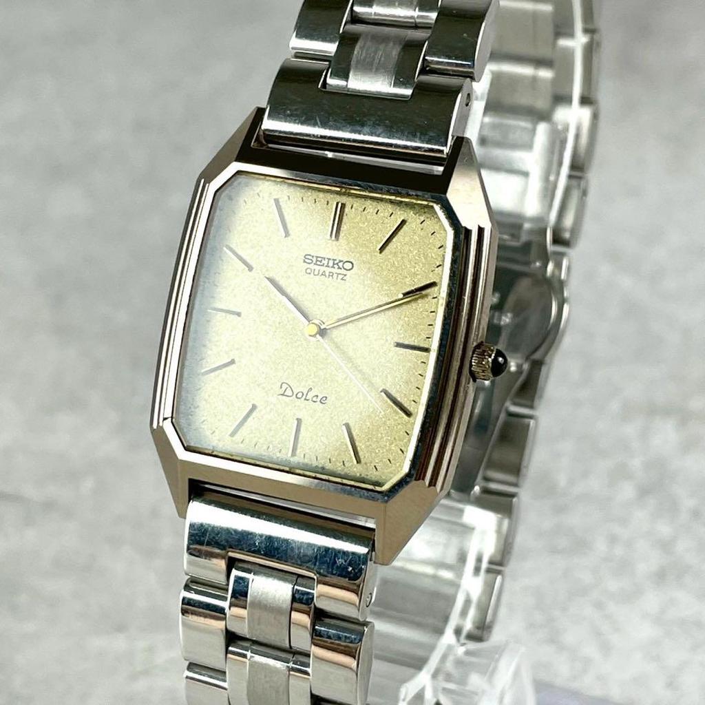 [USED] Working/Battery/Band SEIKO Dolce Quartz Watch