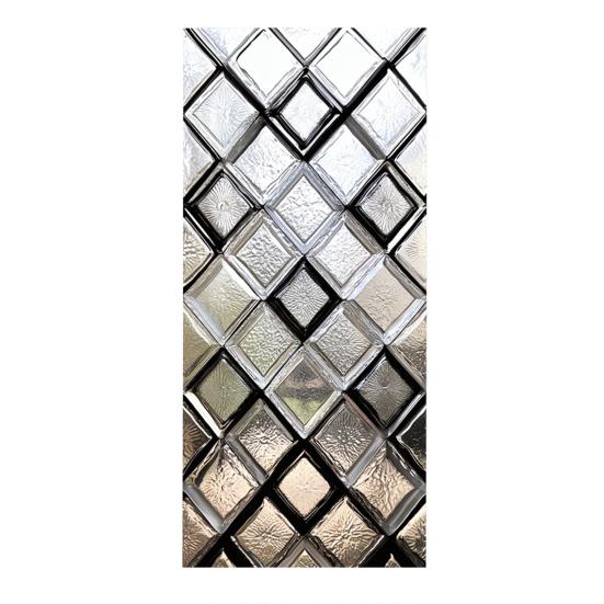Rainbow Window Film Decorative Static Window Clings Sun Blocking Colorful Decals Removable Privacy Cover for Home Office Bathroom