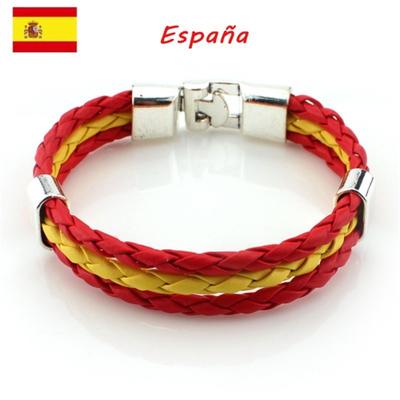 Weaving Bracelet World Cup Leathery Bracelet Femme Homme