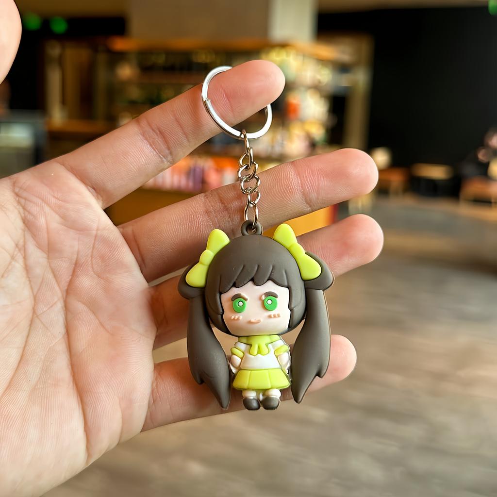 King Of Glory Doll Pendant Keychain Luban Li Bai Soft Plastic Doll Male And Female Couple Keychain Gift