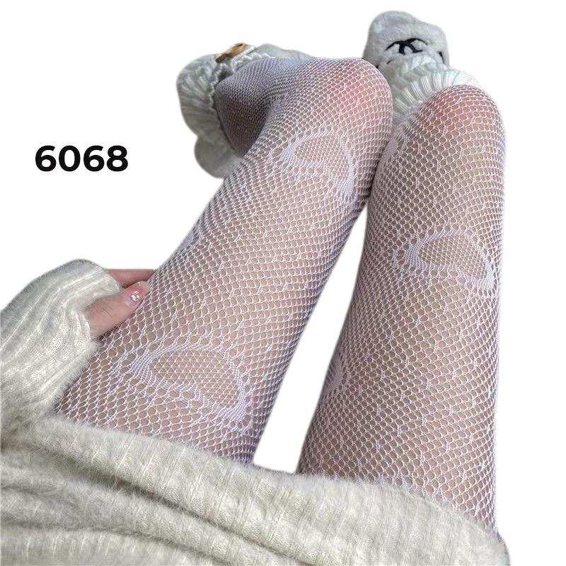 Wedding White Stockings Bridal Tights Floral Nylon Fishnet Tights White Lace Cut-Out Mesh Pantyhose For Women Y2K Plus Size