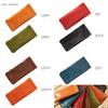 Zario Grande Eyeglass Genuine Tochigi Spring Opening Made In Japan Case/Pencil Case, Leather, Clasp, Closure, [ZAG-7023] (Orange)