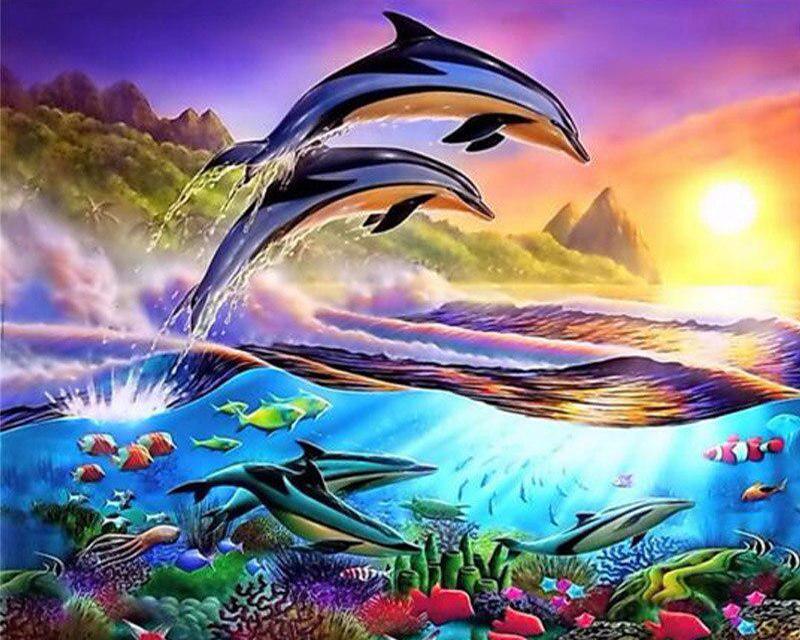 5D DIY Round / Square Diamond Painting Rhinoceros Animal Diamond Embroidery Cross Stitch Kit Cat Mosaic Picture Diamond Decoration Gift