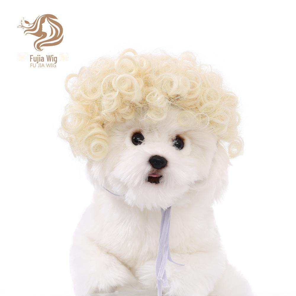 Holiday Pet Wigs: Fun Afro Styles for Cats and Dogs