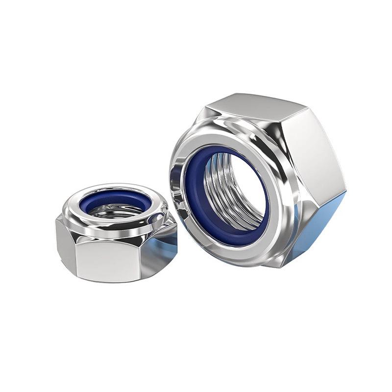 304 Stainless Steel Nylon-Insert Lock Nut DIN985