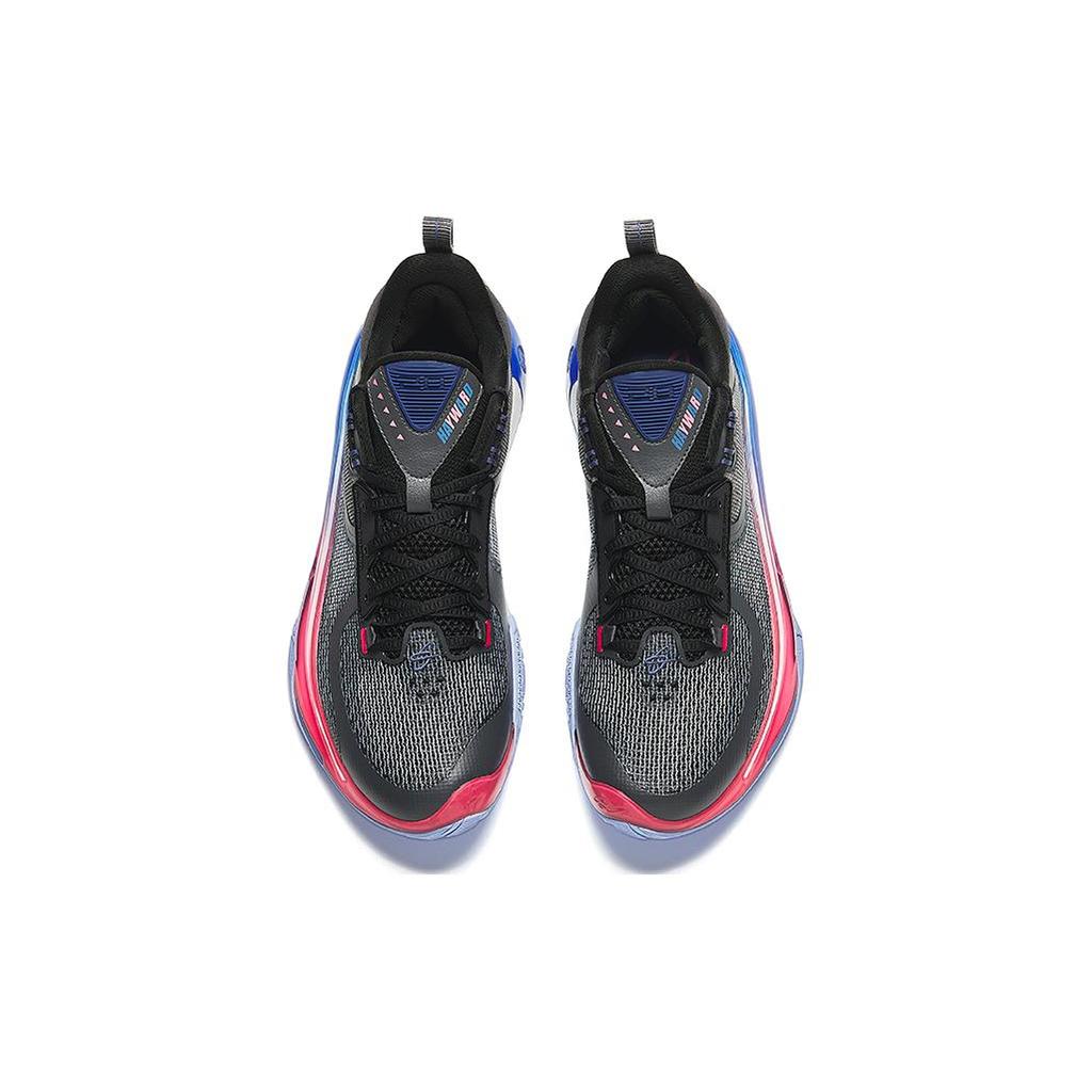 New Anta GH5 Cushioning Rebound Low Top Basketball Shoes Men's Black Red Blue 912421115-1