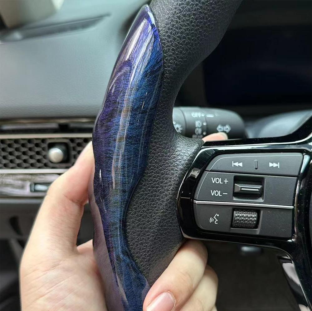 38CM Universal Car Steering Wheel Cover Breathable Anti Slip Carbon Steering Covers Suitable Steering Wheel Interior Accessories