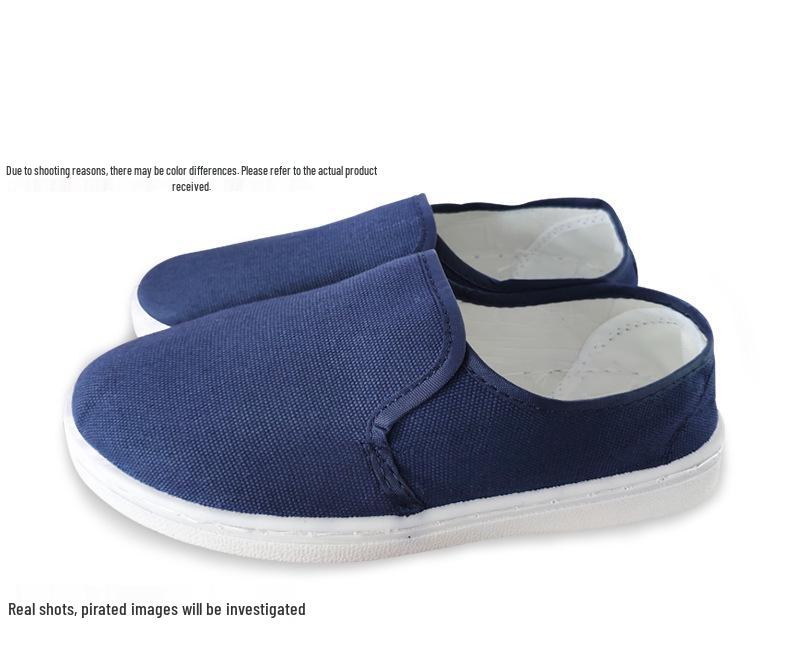 Unisex Anti-Static PVC Mid-Cut Work Shoes - Lightweight, Dust-Free, Soft Sole for Labor Protection