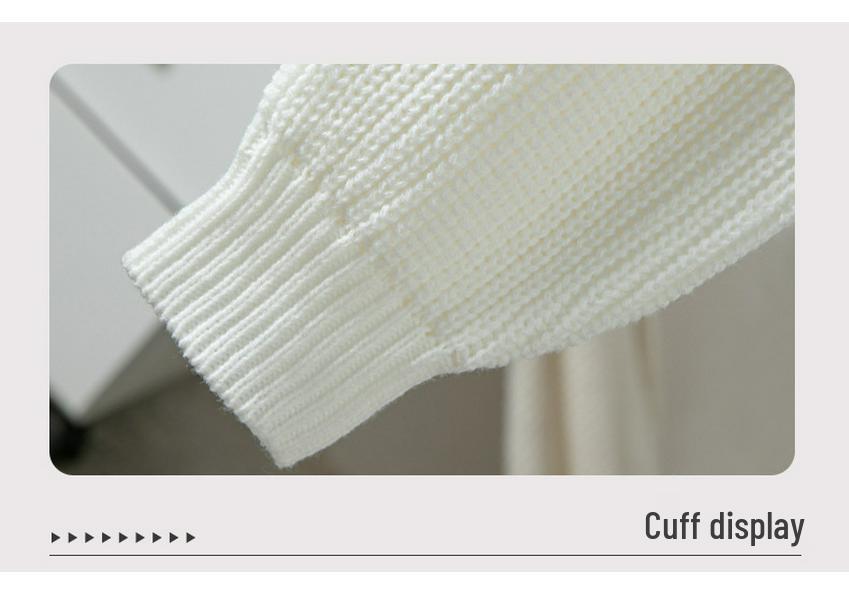 European Women's Knitwear: Autumn-Winter Short Buttoned Sweater Cardigan