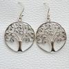 925 Sterling Silver Earring, Tree of Life Earrings, Designer Earrings, Silver Tree of Life Earrings, Gift for Her, Handmade Earrings