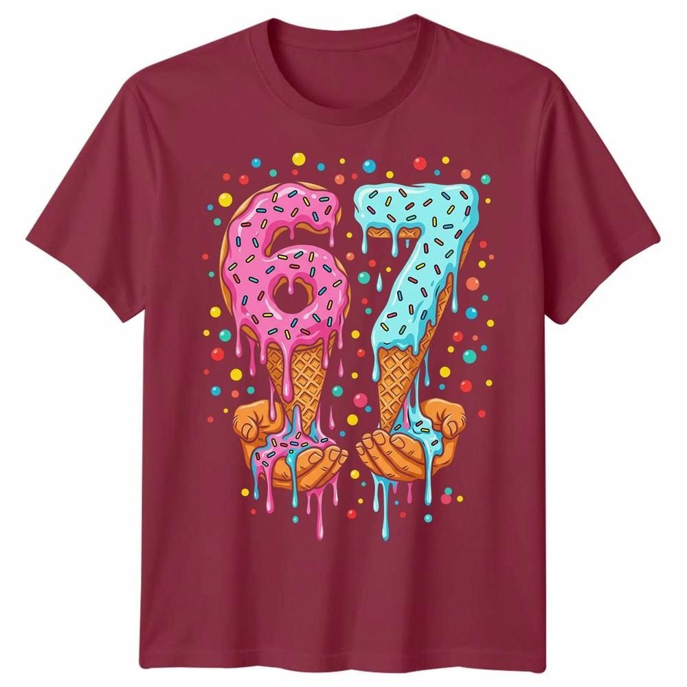 Funny Spotty 67 Unisex T Shirt Six Seven Dotty Spot Tee Graphic Top
