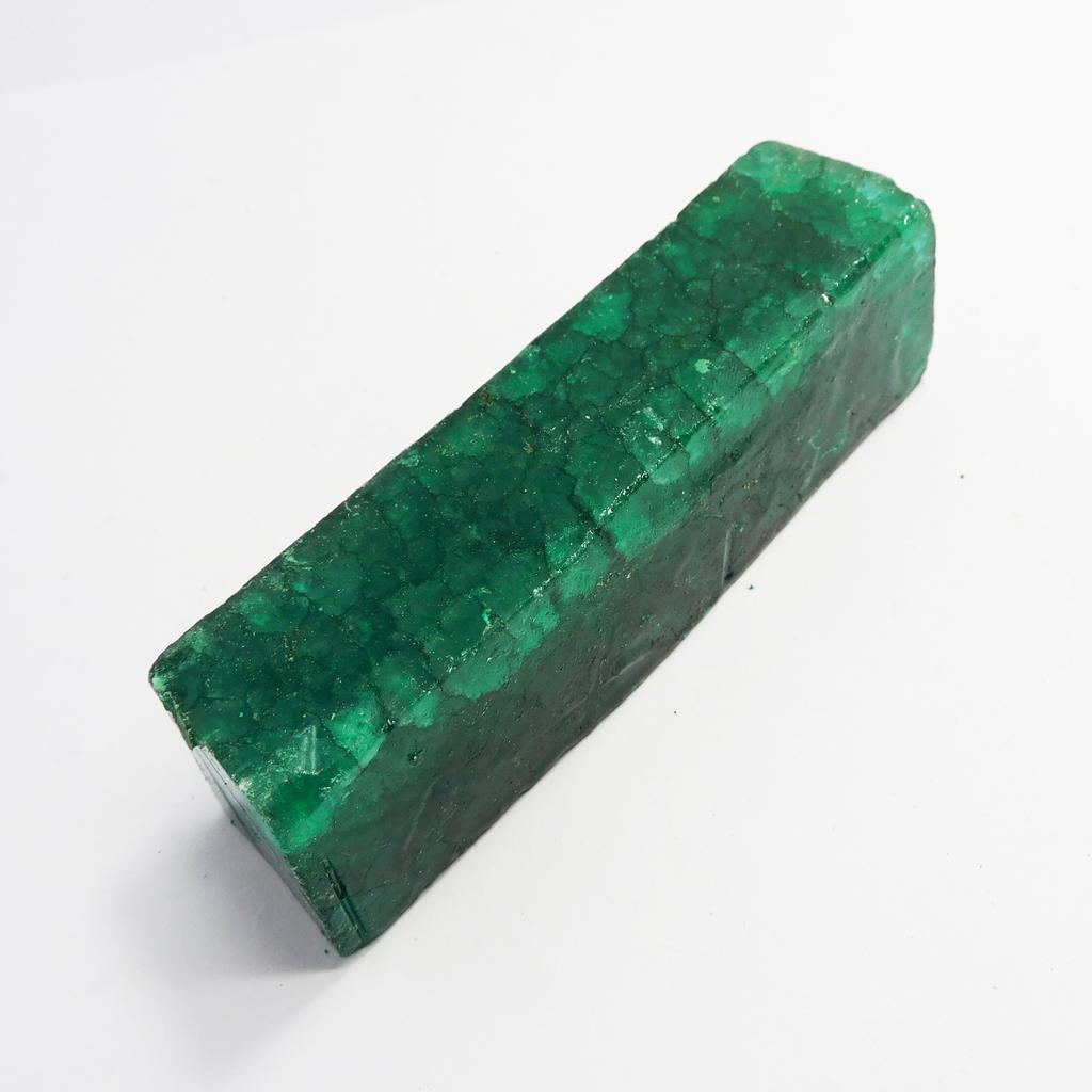 543 Ct Natural Green Emerald Uncut Huge Size Rough CERTIFIED Loose Gemstone
