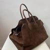 2023 Women's Large-Capacity Retro Commuter Tote Handbag - High-End Niche Design for Autumn & Winter