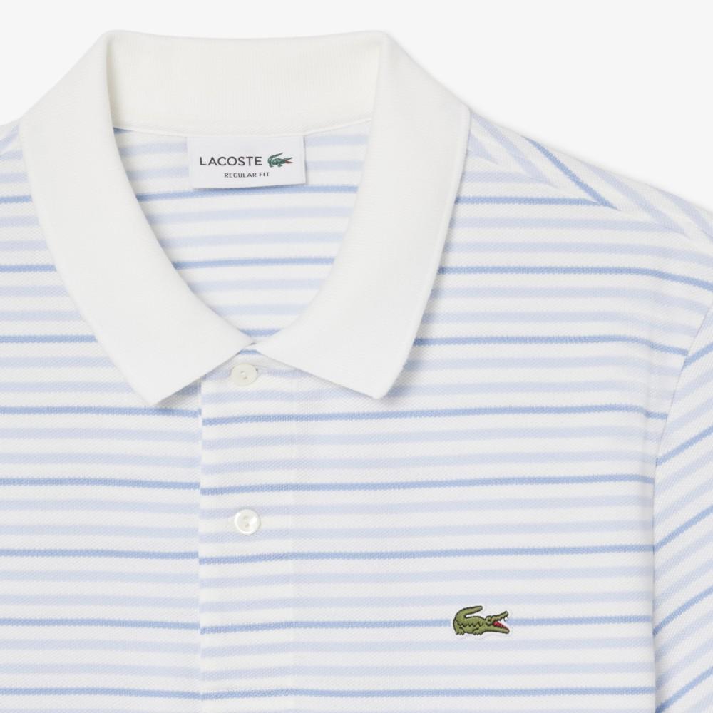 [lacoste] Men's Multi-Stripe Short-Sleeve Polo Shirt PH5962-56GWB5