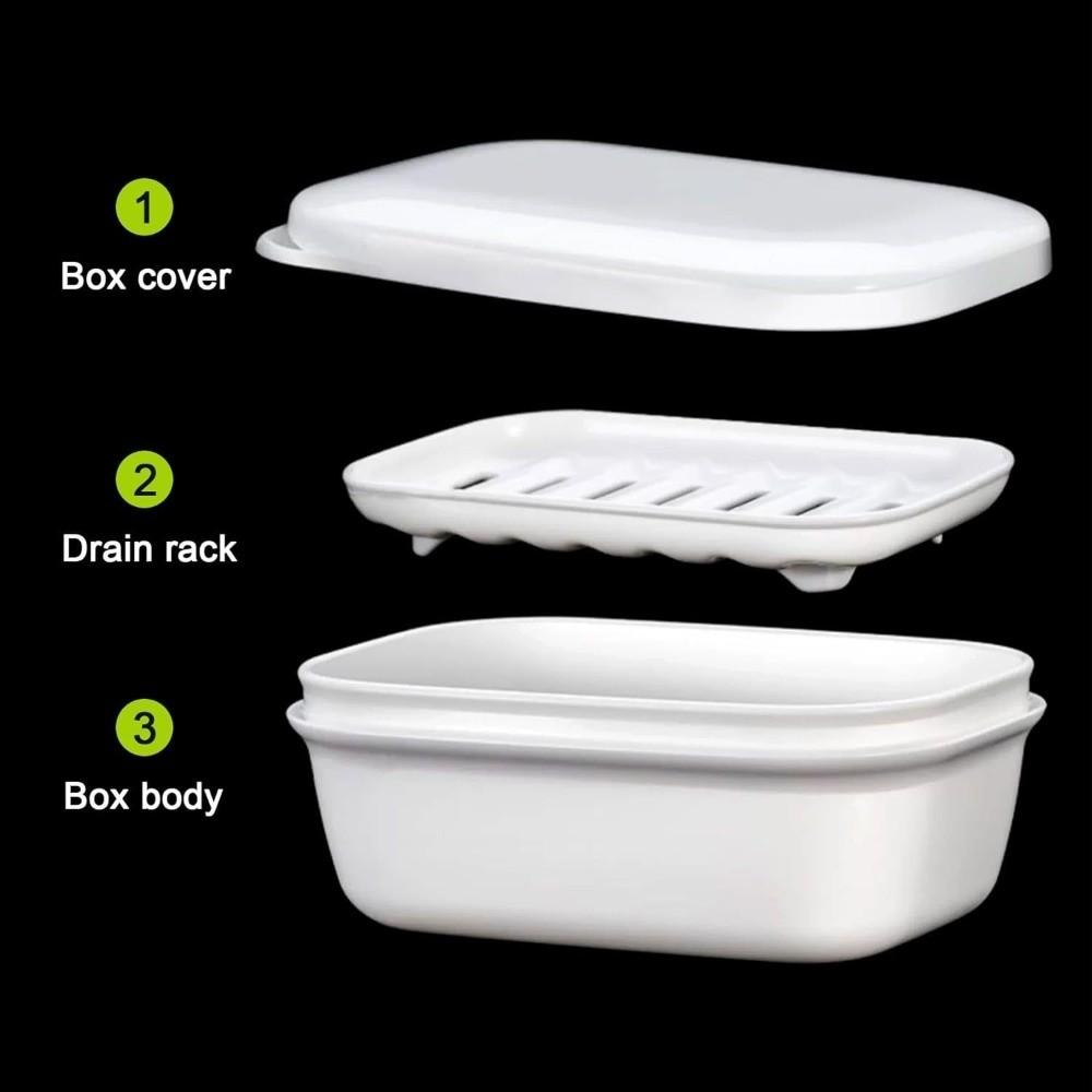 Detachable Travel Bar Soap Case Waterproof Soap Container Keeps Dry Soap Dish  Bathroom