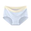 Modal 10A Antibacterial Seamless Mid-Waist Women's Panties - Extra Long Crotch, Breathable, Soft, Skin-Friendly Triangle Design for Summer.
