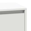 Nightstand with Drawers White 39 x 34.5 x 65 cm Engineered Wood