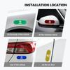 FA3-Car Reflective Safety Strip Sticker Rearview Mirror Warning Tape For BMW M Performance E36 E46 E60 E90 E91 E92 E93 F30 F20