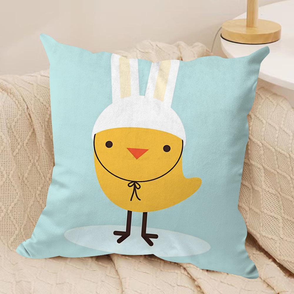 Cartoon Animals Cushion Cover Pillowcase Ultra Soft Skin Friendly Fabric Cloud Like Comfort  Concealed Zipper