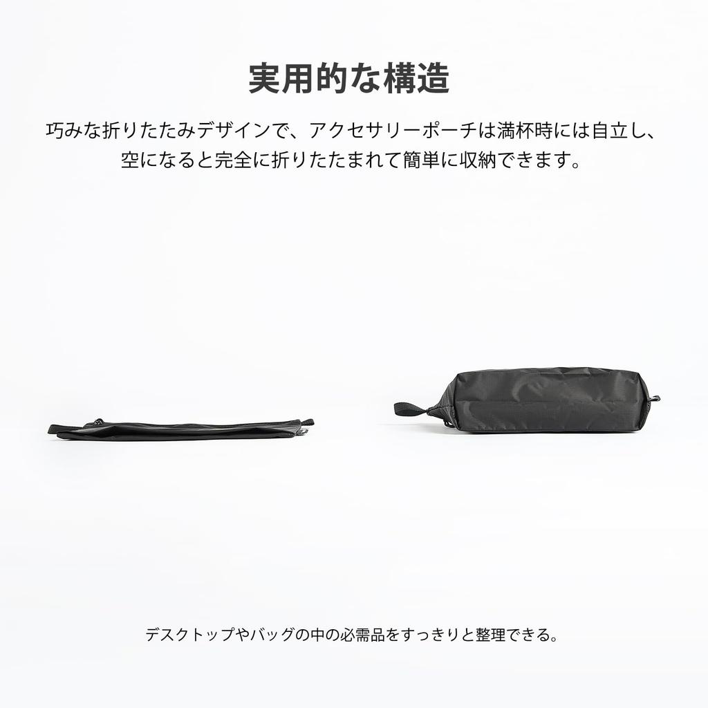NextPacker Ultralight Gadget Pouch with SIM Card Multifunctional Travel Storage Small Slim Travel Convenient for Business Outdoors 2-in-1 &