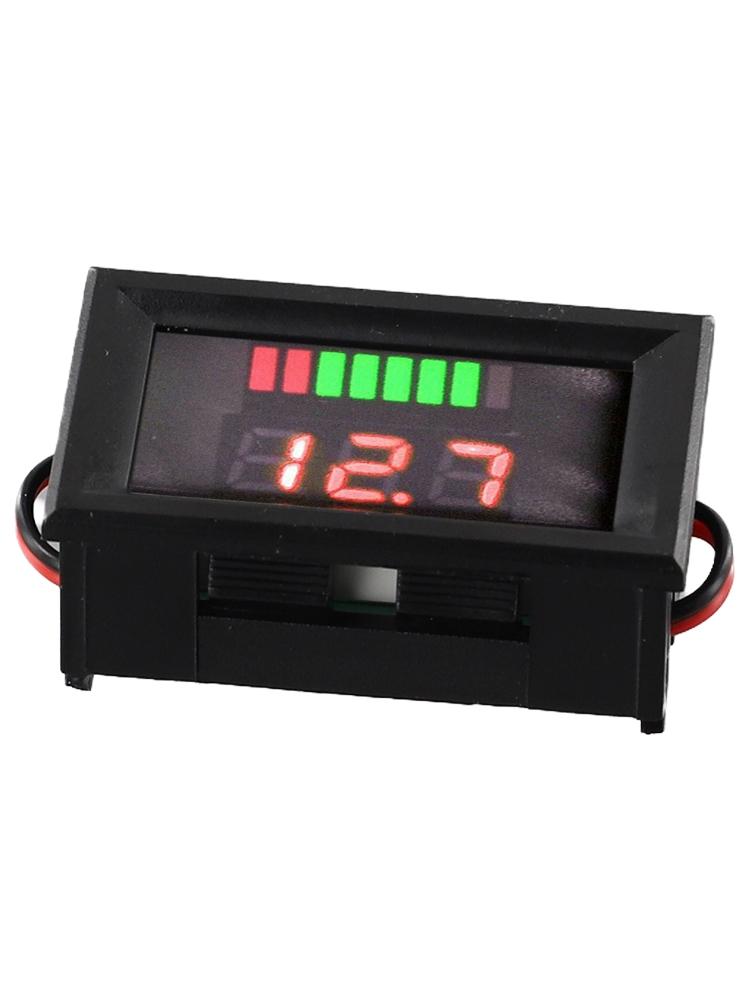 Voltmetru Digital LED pentru Mașină, Marină, Motocicletă, 24V-60V, Indicator de Tensiune, Indicator Baterie