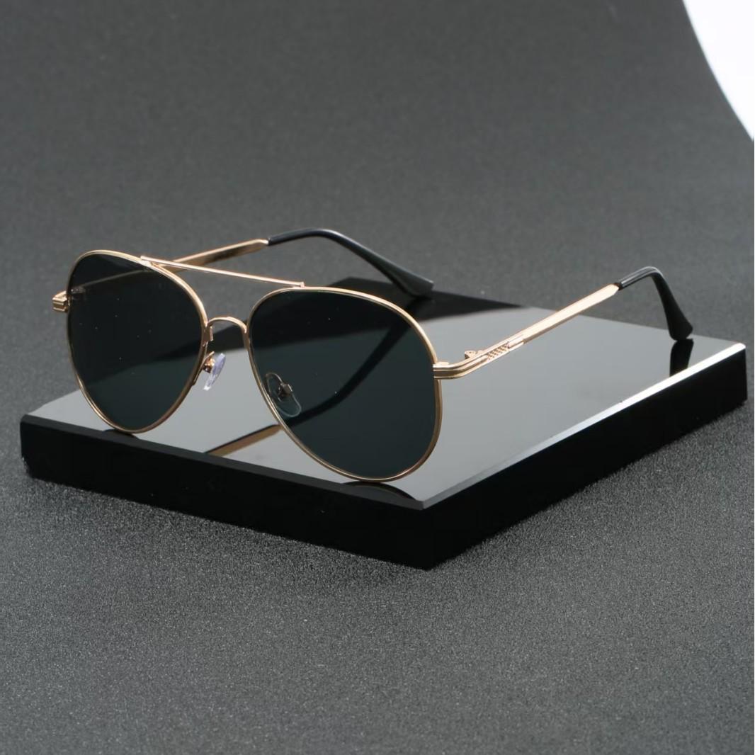 Men s Classic Double Bridge Large Frame UV Protection Sunglasses