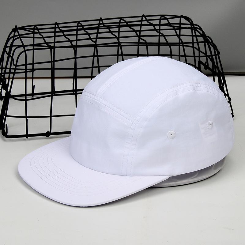Quick Dry Water Resistant 5-Panel Skate Cap, Nylon High Quality Big Size Unisex Aviator Camping Hat