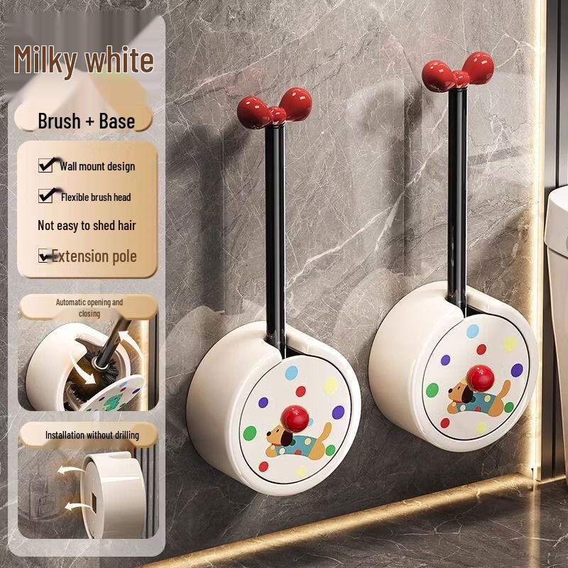 

CMAOS Dachshund Wall-Mounted Toilet Brush Set