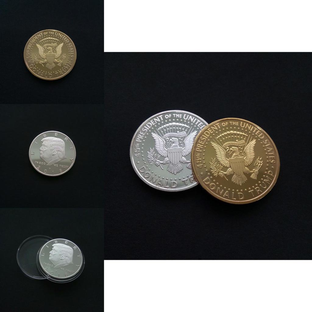 Timeless Design 2018 Us President Donald Trump Inaugural Gold Eagle Commemorative Novelty Coin For Gift Giving
