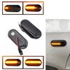 2pieces Dynamic Led Turn Signals Side Marker Light Lamp for VW Volkswagen Bora Golf 3/4 Passat 3B Polo 6N Sharan Vento T5 SEAT