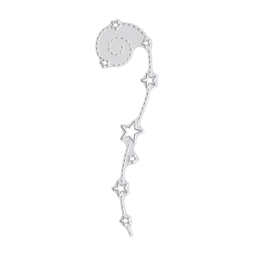 Star Trail Lace Carbon Steel Cutting Die - 6453