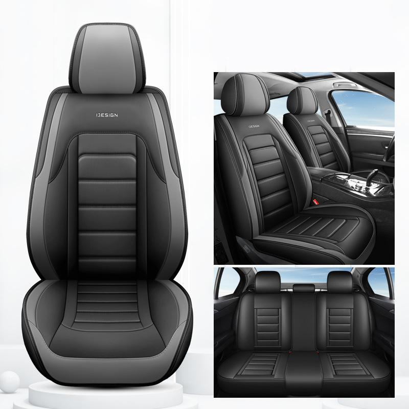 1PC Car Breathable PU Leather Car Seat Cover Fit Most Vehicles Car Front Seat Cover Car Seat Protector Seat Covers