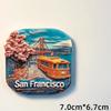 United States Refrigerator Magnets Los Angeles Travel Souvenirs America San Francisco Brooklyn Bridge Fridge Stickers Gifts