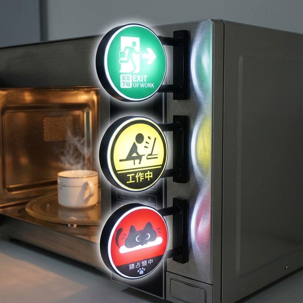 Novelty Glowing Magnetic Advertising Sign Plastic LED Fridge Magnet Light Sign Store Signboard