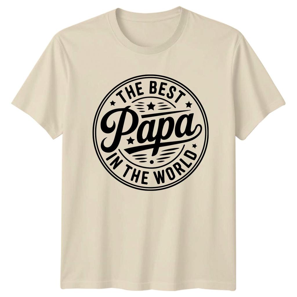 The Best Papa In The Unisexs TShirt Papa Fathers Day Fathers Day Gift For Him