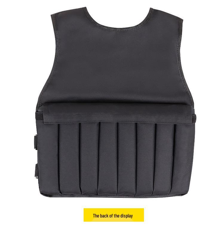Adjustable Iron Sand Weight-Bearing Vest for Running and Training - Breathable, Invisible Fitness Equipment.