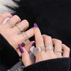 Neuer Xiaoxiangfeng Rauten-förmiger gewebter offener Ring mit Zirkon-Einlage, Leichter Luxus, High-End, Nischendesign, Schlichter Schmuck Damen