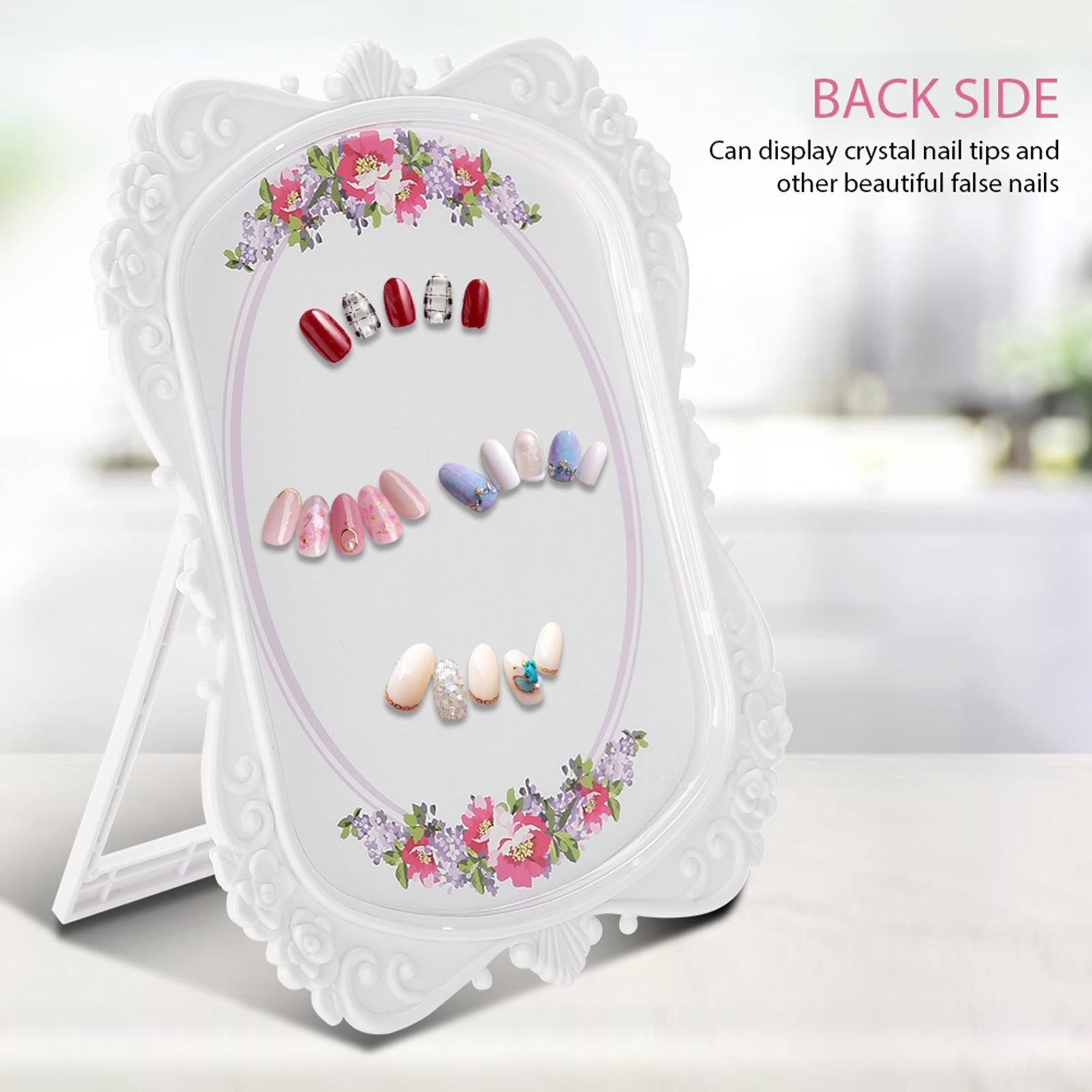 

Nail Art Display Stand Flower Design 48 Colors Nail Polish Gel Card Nail Practice Manicure Tool